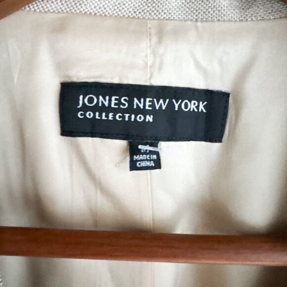 JOnes New York Metallic Linen Blazer M - Picture 4 of 7